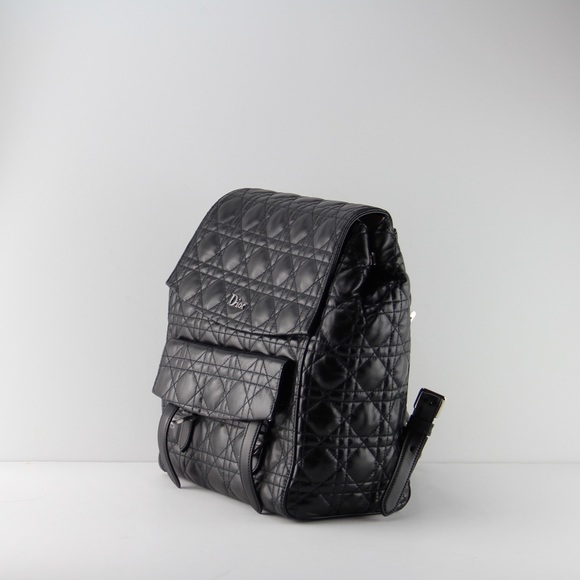 Christian Dior Black Leather New Stardust Backpack - Picture 5 of 8